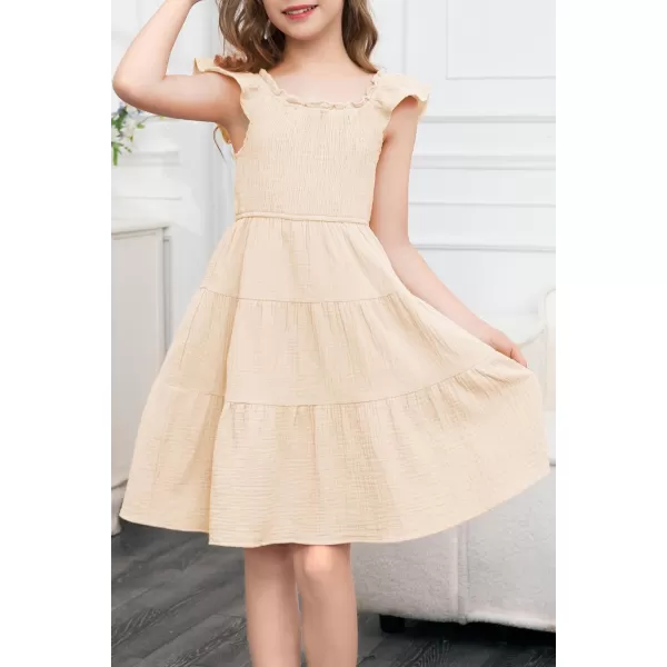 blibean Girls 2024 Tween Summer Cotton Sundress Size 6-15 Years Old