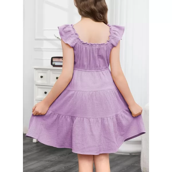 blibean Girls 2024 Tween Summer Cotton Sundress Size 6-15 Years Old