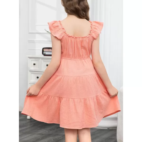 blibean Girls 2024 Tween Summer Cotton Sundress Size 6-15 Years Old