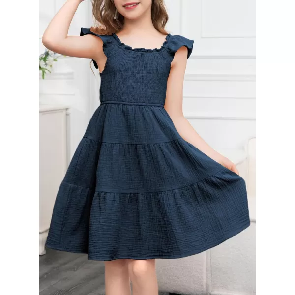 blibean Girls 2024 Tween Summer Cotton Sundress Size 6-15 Years Old