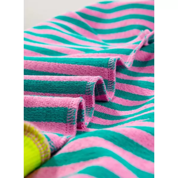 blibean Girls Cotton Long Sleeve Sweathirts Striped Color Block Tops Size 6-15 Years