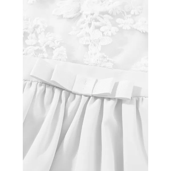 blibean Girls Elegant Lace Mesh Semi Formal Party Dress Size 6-15 Years