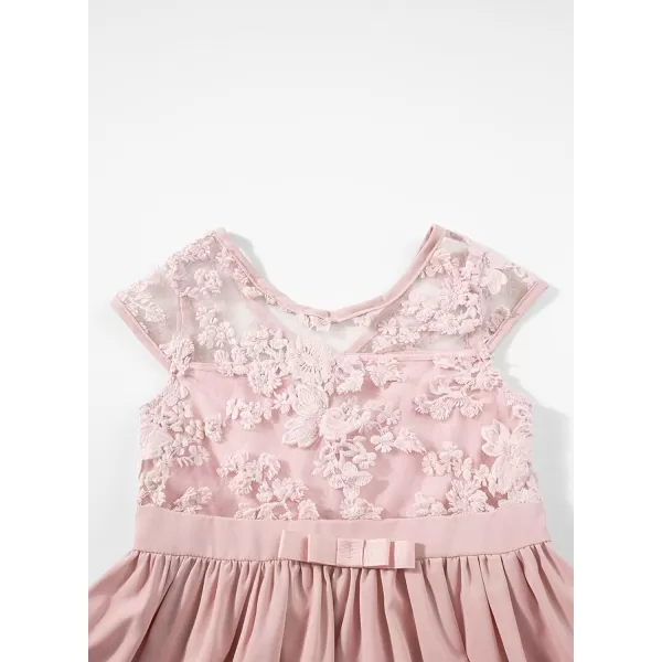 blibean Girls Elegant Lace Mesh Semi Formal Party Dress Size 6-15 Years