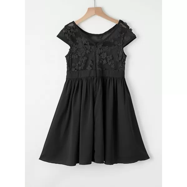 blibean Girls Elegant Lace Mesh Semi Formal Party Dress Size 6-15 Years