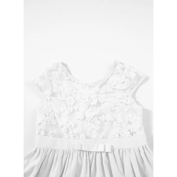 blibean Girls Elegant Lace Mesh Semi Formal Party Dress Size 6-15 Years