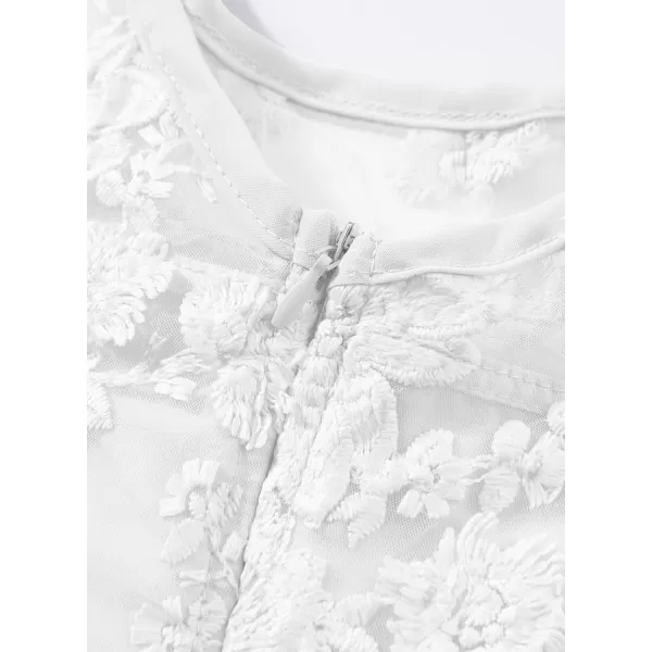 blibean Girls Elegant Lace Mesh Semi Formal Party Dress Size 6-15 Years