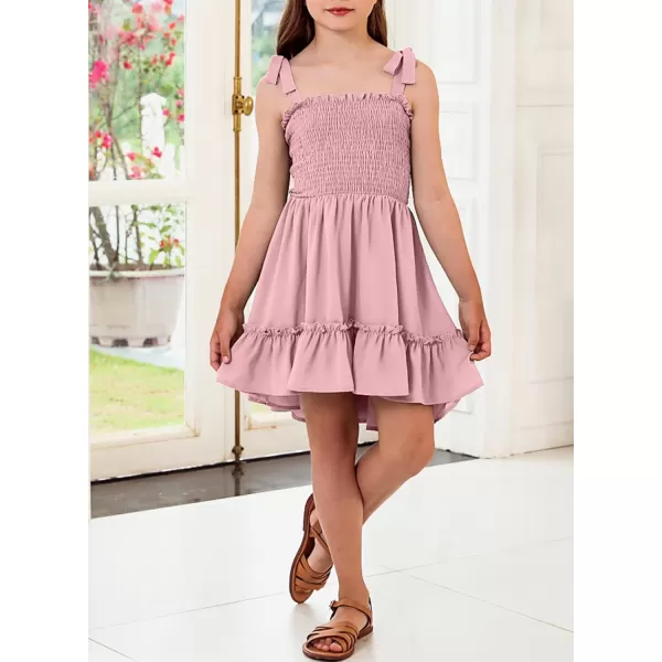 blibean Girls Sundress Strap Dress Size 4-13 Years Old