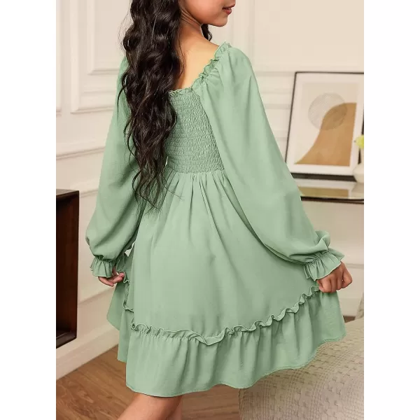 blibean Girls Sundress Strap Dress Size 4-13 Years Old