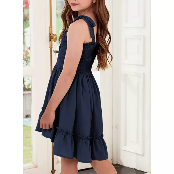 blibean Girls Sundress Strap Dress Size 4-13 Years Old