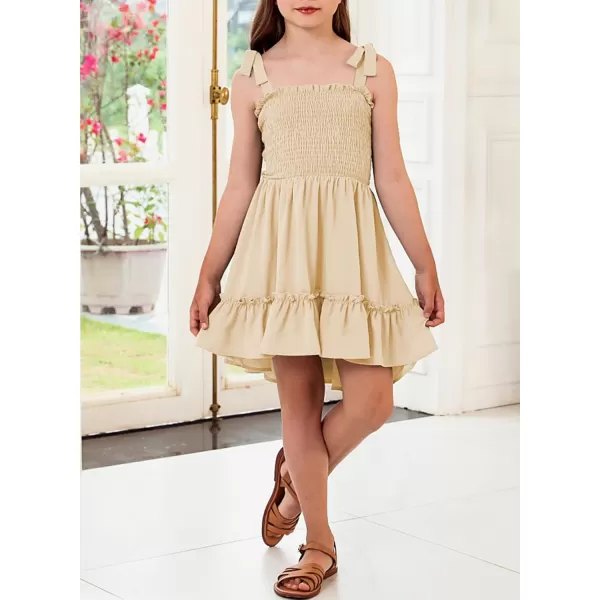 blibean Girls Sundress Strap Dress Size 4-13 Years Old