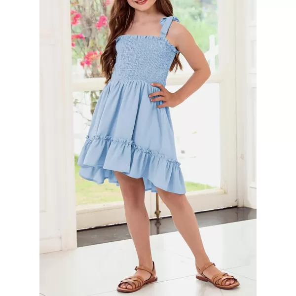 blibean Girls Sundress Strap Dress Size 4-13 Years Old