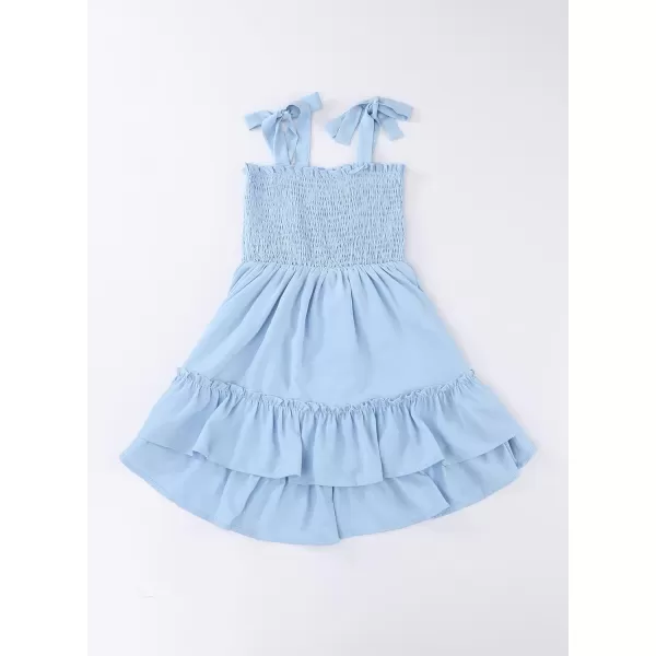 blibean Girls Sundress Strap Dress Size 4-13 Years Old