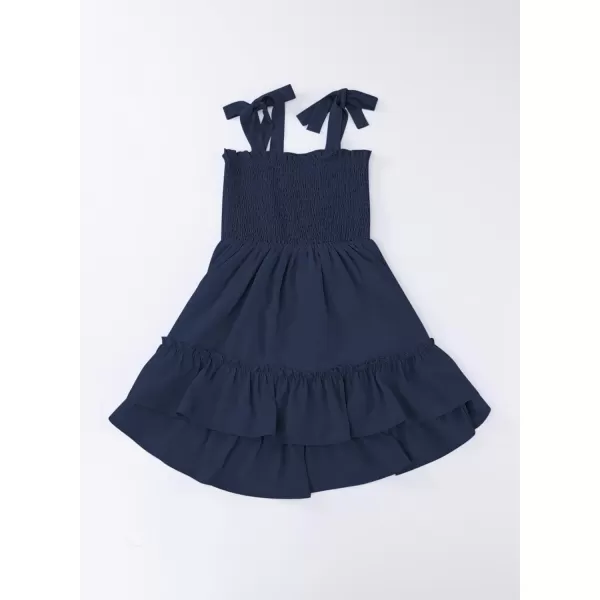 blibean Girls Sundress Strap Dress Size 4-13 Years Old