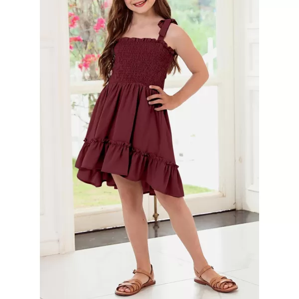 blibean Girls Sundress Strap Dress Size 4-13 Years Old