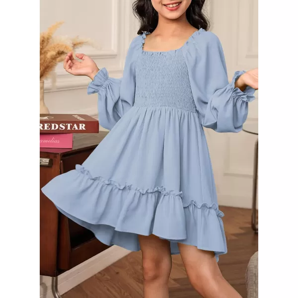 blibean Girls Sundress Strap Dress Size 4-13 Years Old