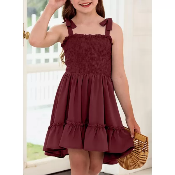 blibean Girls Sundress Strap Dress Size 4-13 Years Old