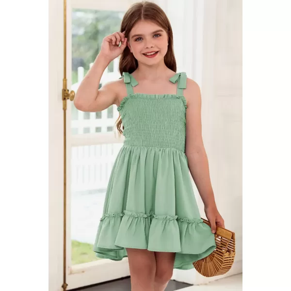 blibean Girls Sundress Strap Dress Size 4-13 Years Old