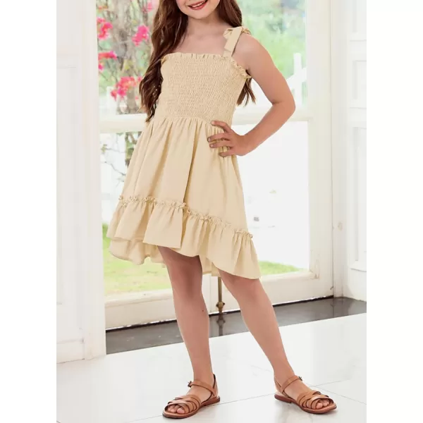 blibean Girls Sundress Strap Dress Size 4-13 Years Old