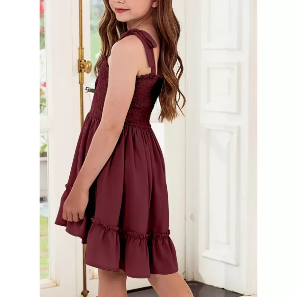 blibean Girls Sundress Strap Dress Size 4-13 Years Old