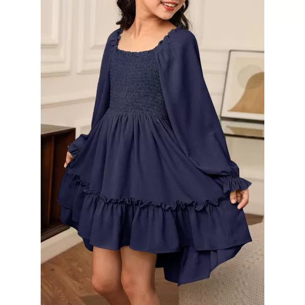 blibean Girls Sundress Strap Dress Size 4-13 Years Old
