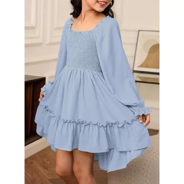 blibean Girls Sundress Strap Dress Size 4-13 Years Old