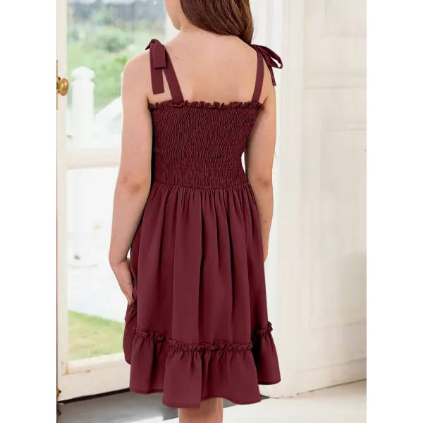 blibean Girls Sundress Strap Dress Size 4-13 Years Old