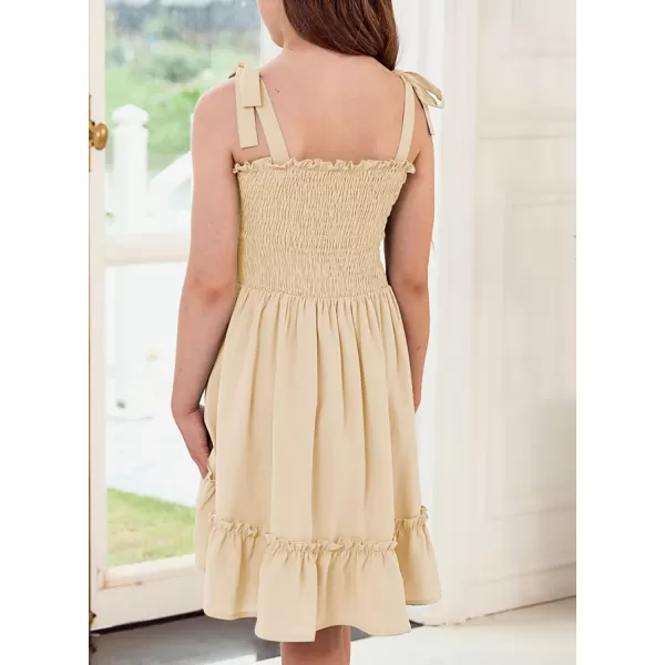 blibean Girls Sundress Strap Dress Size 4-13 Years Old