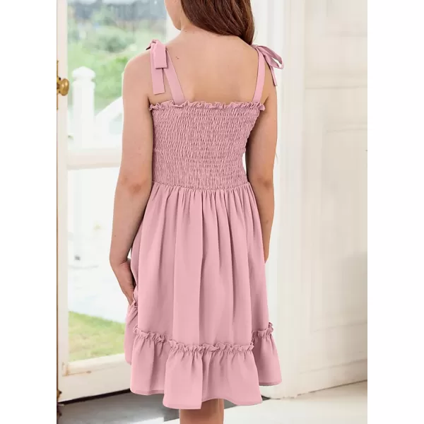 blibean Girls Sundress Strap Dress Size 4-13 Years Old
