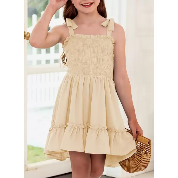 blibean Girls Sundress Strap Dress Size 4-13 Years Old