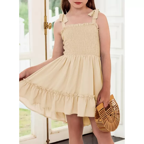blibean Girls Sundress Strap Dress Size 4-13 Years Old