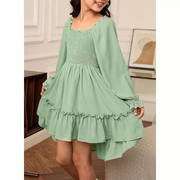 blibean Girls Sundress Strap Dress Size 4-13 Years Old
