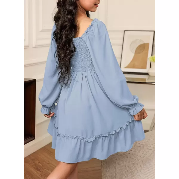 blibean Girls Sundress Strap Dress Size 4-13 Years Old