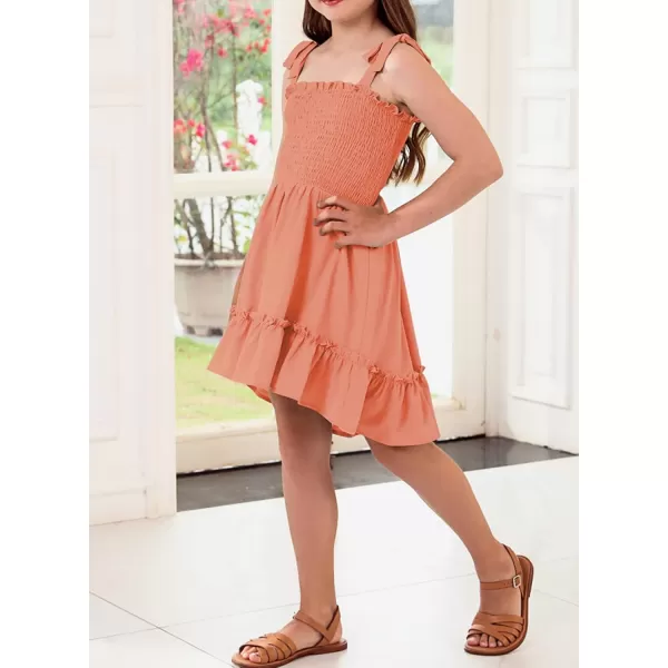 blibean Girls Sundress Strap Dress Size 4-13 Years Old