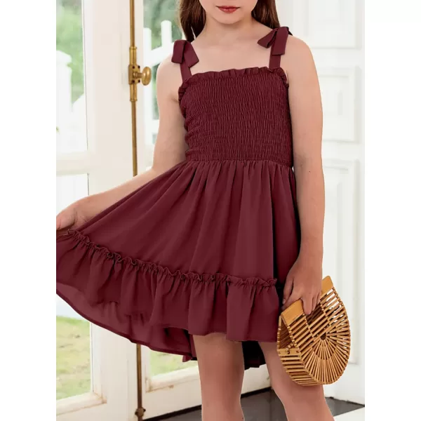 blibean Girls Sundress Strap Dress Size 4-13 Years Old