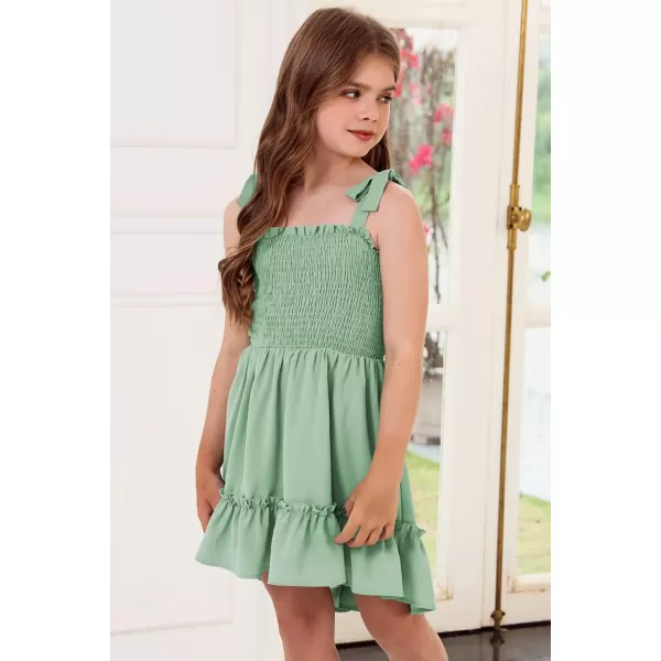 blibean Girls Sundress Strap Dress Size 4-13 Years Old