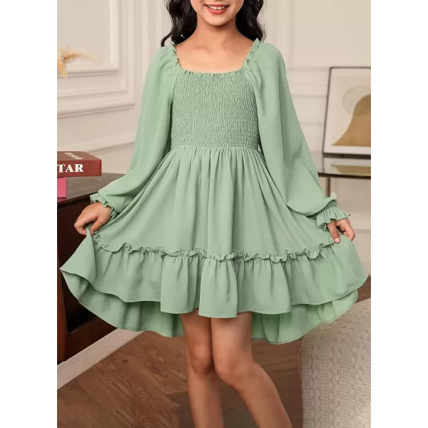 blibean Girls Sundress Strap Dress Size 4-13 Years Old