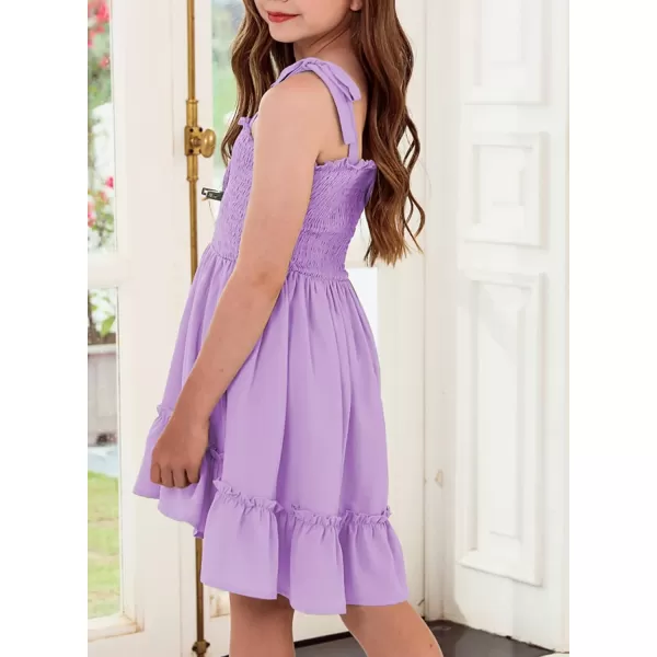 blibean Girls Sundress Strap Dress Size 4-13 Years Old