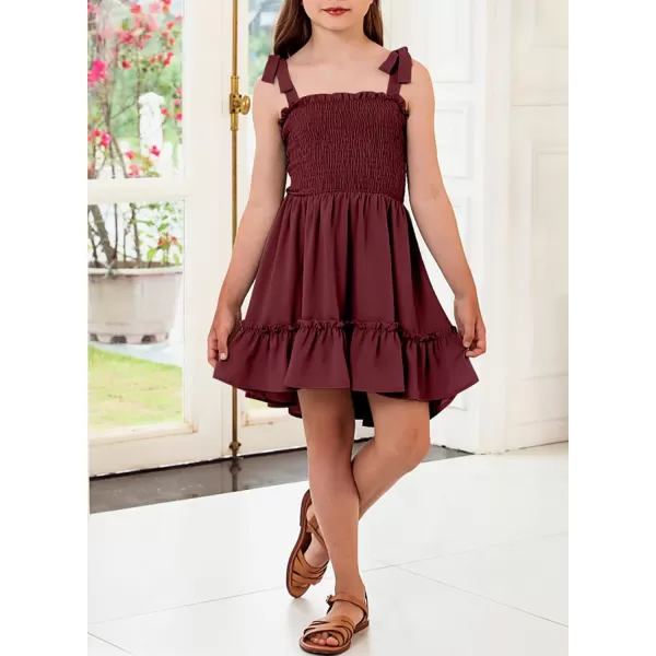 blibean Girls Sundress Strap Dress Size 4-13 Years Old