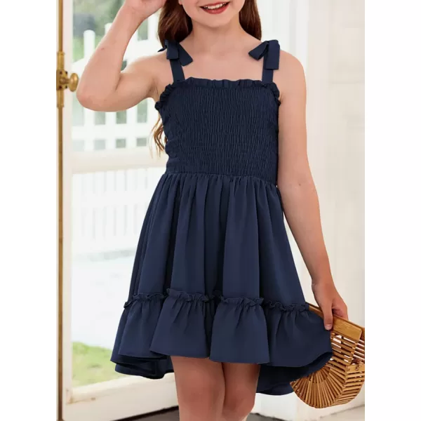 blibean Girls Sundress Strap Dress Size 4-13 Years Old
