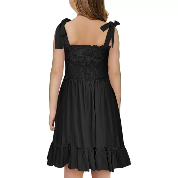 blibean Girls Sundress Strap Dress Size 4-13 Years Old