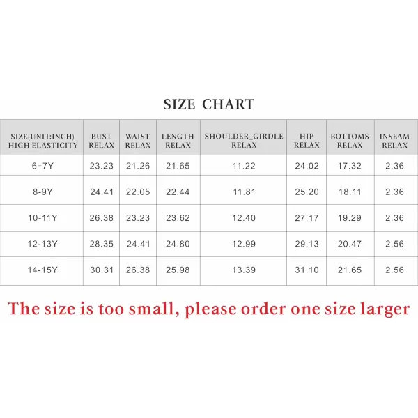 blibean Teen Girls Swimsuit One Piece Adjustable Bathing Suit Size 6-15 Years