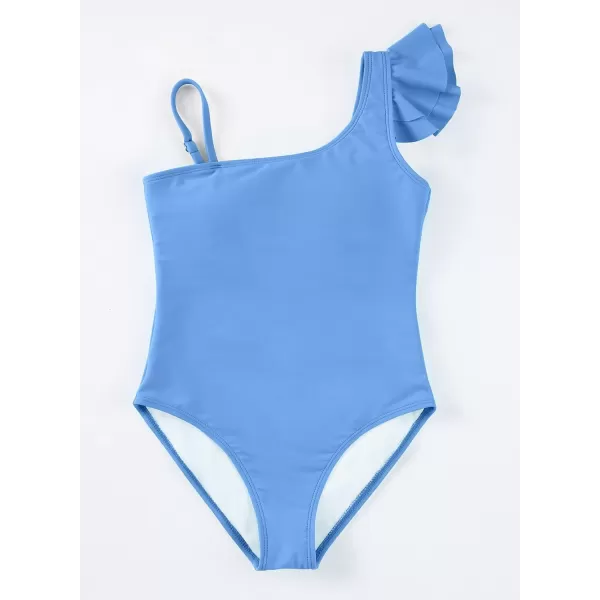 blibean Teen Girls Swimsuit One Piece Adjustable Bathing Suit Size 6-15 Years