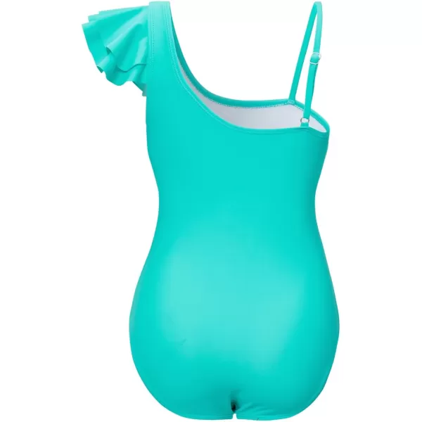 blibean Teen Girls Swimsuit One Piece Adjustable Bathing Suit Size 6-15 Years