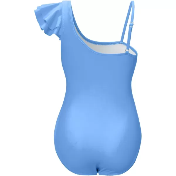 blibean Teen Girls Swimsuit One Piece Adjustable Bathing Suit Size 6-15 Years