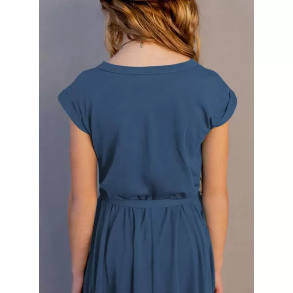 blibean Tween Girl Fashion Swing Dress Boho A-line Dresses 4-13 Years