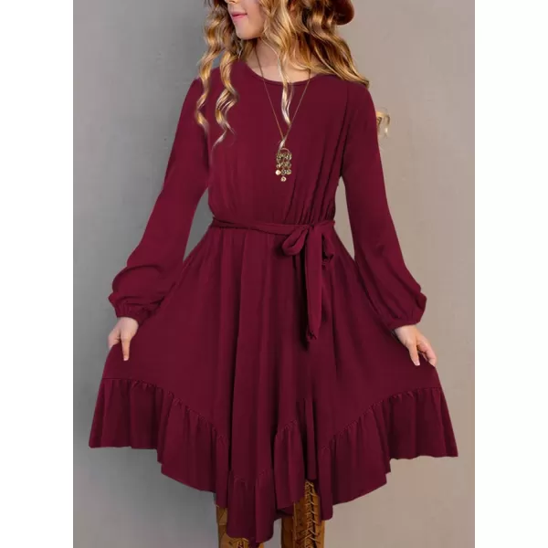 blibean Tween Girl Fashion Swing Dress Boho A-line Dresses 4-13 Years