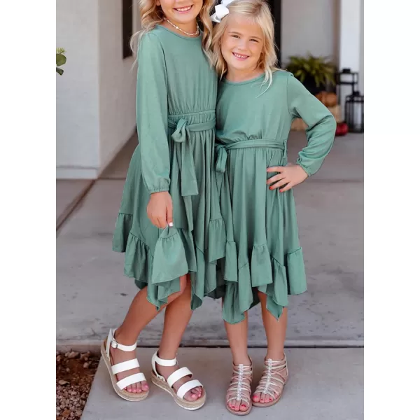 blibean Tween Girl Fashion Swing Dress Boho A-line Dresses 4-13 Years