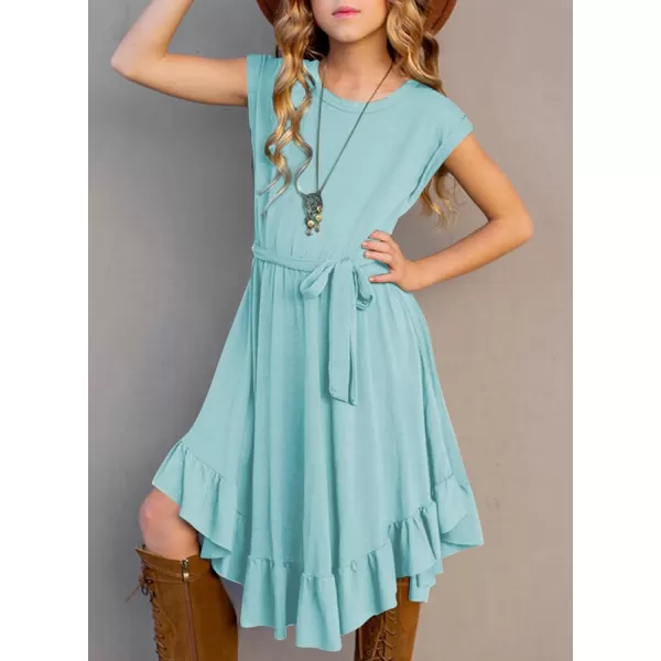 blibean Tween Girl Fashion Swing Dress Boho A-line Dresses 4-13 Years