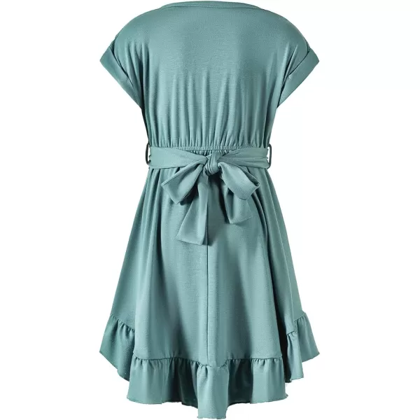 blibean Tween Girl Fashion Swing Dress Boho A-line Dresses 4-13 Years