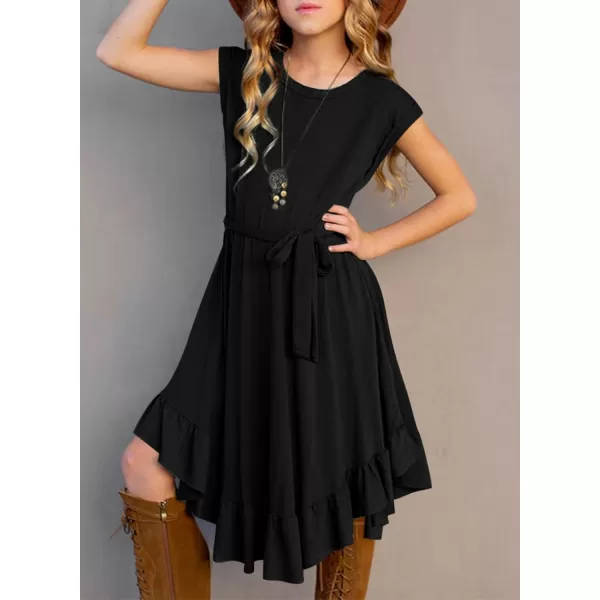 blibean Tween Girl Fashion Swing Dress Boho A-line Dresses 4-13 Years